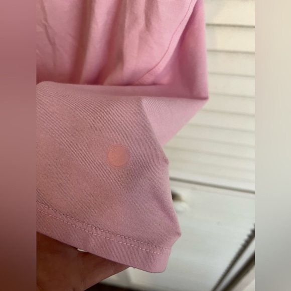 Yogalicious Tie front crop top-Pink-Medium Yoga Activewear Soft flowy casual - Picture 6 of 6